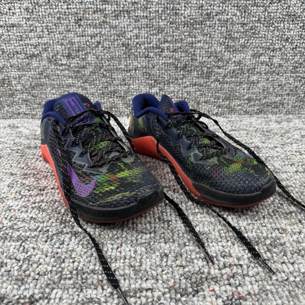Nike Shoes Womens Size 8 Metcon 6 AMP Training Gym CrossFit "I AM NOT A ROBOT"
